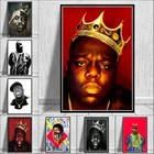 Знаменитый B.I.G Biggie Smalls Tupac 2PAC Shakur хип-хоп Gangsta Rap художественная картина на стену для дома постеры Картина на холсте