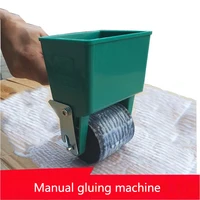 portable woodworking glue brushing machine manual glue spreading machine roller carton wallpaper glue gluing machine ch