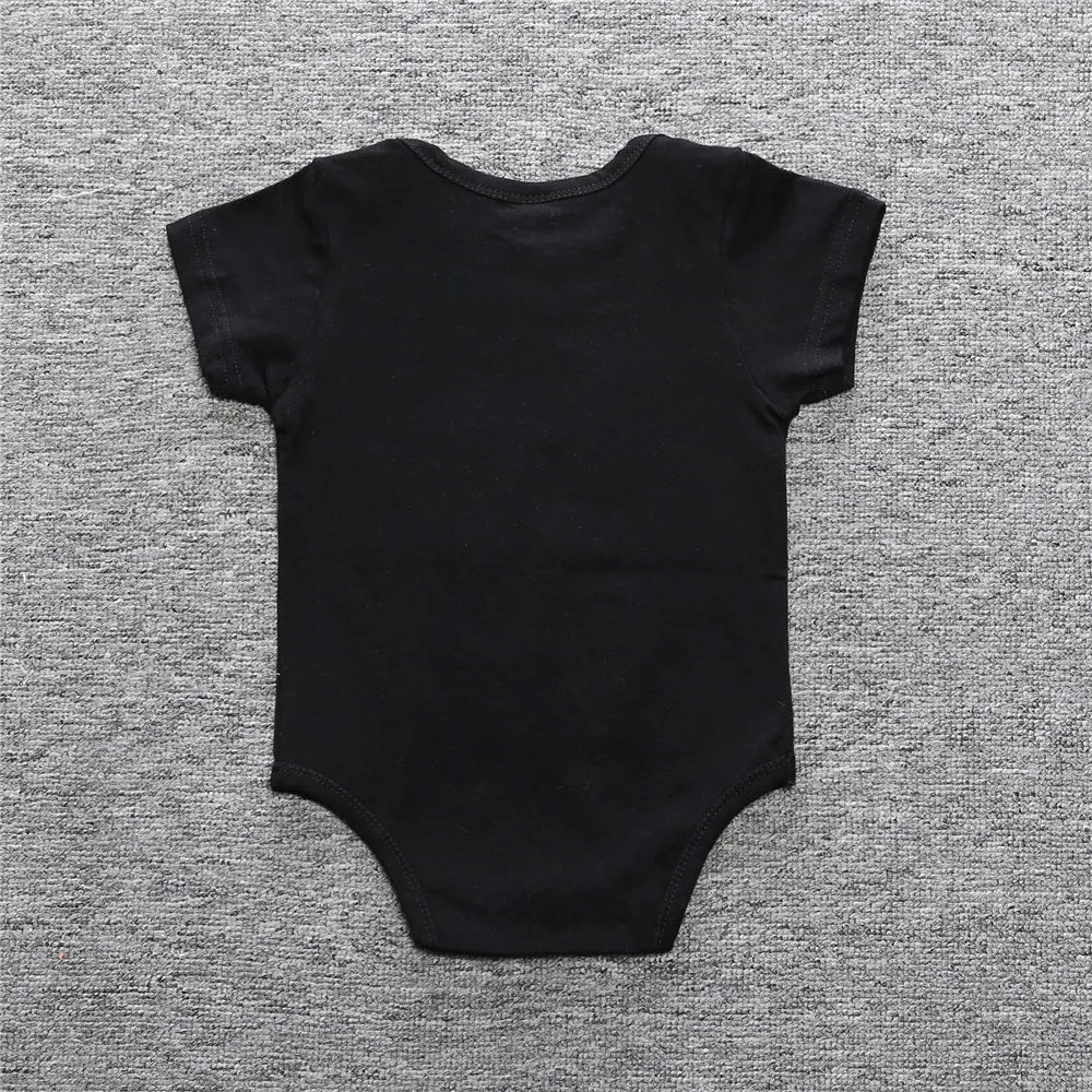 От 0 до 24 месяцев Летний комбинезон для новорожденных Детский костюм с надписью