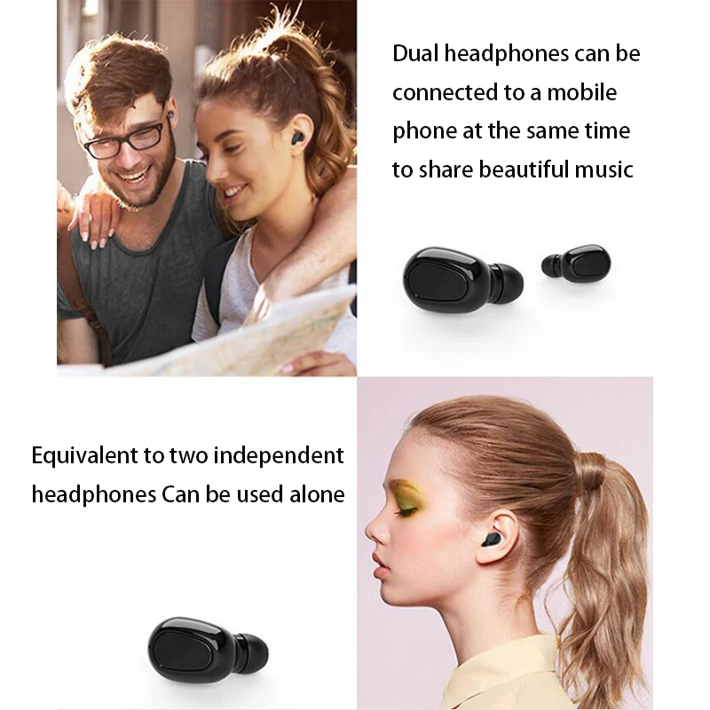 Беспроводные наушники вкладыши Hi Fi с поддержкой Bluetooth 5 0|Наушники и гарнитуры| |