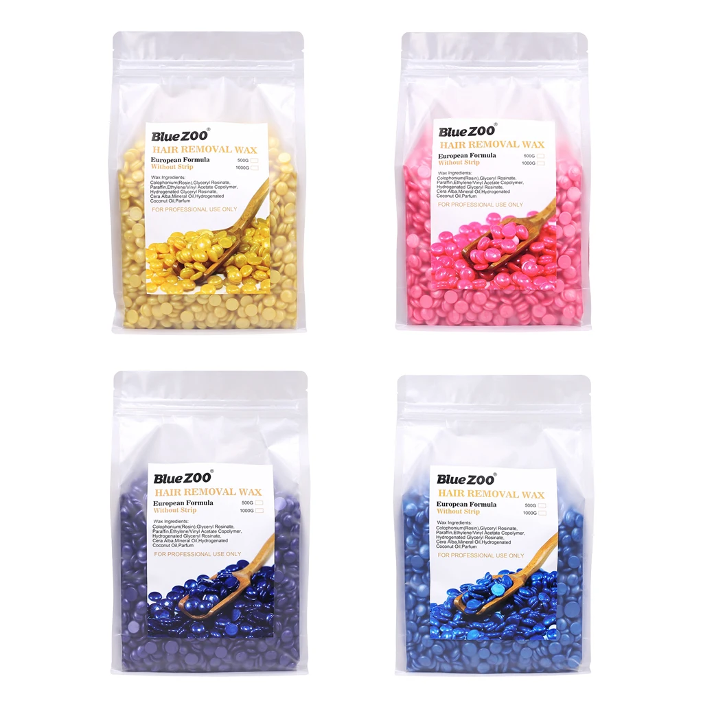 

1kg Hard Wax Beans Hair Removal Waxing Bikini Full-Body Depilatory Pellet