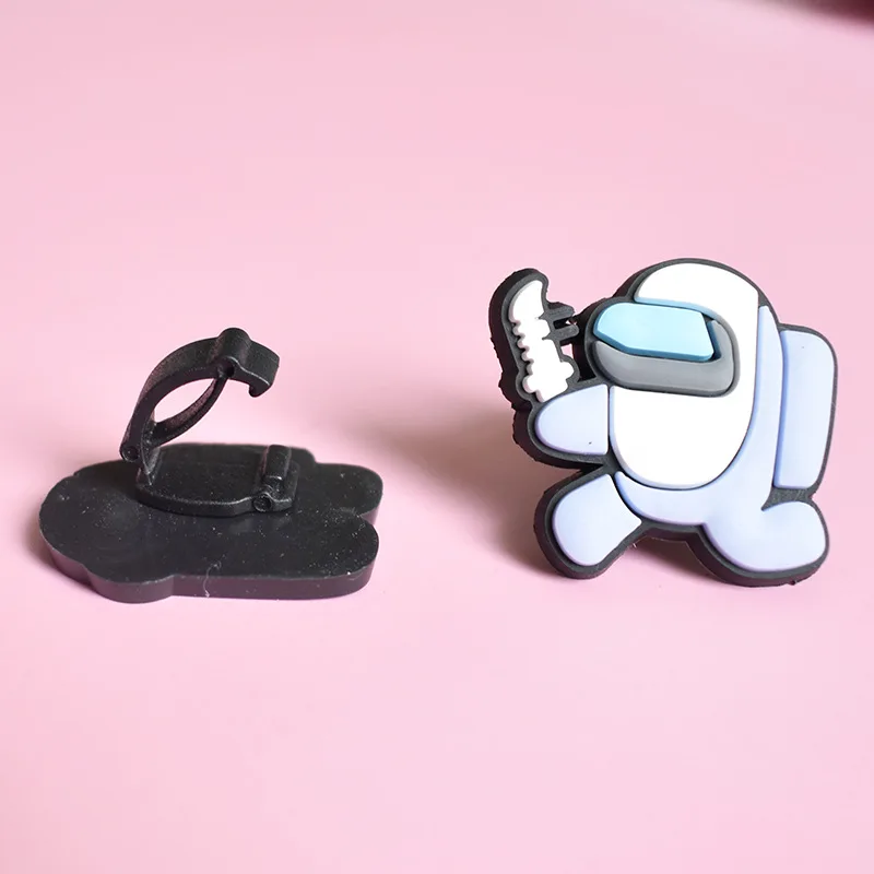 

10Pcs amongin Us Game Toys Figures Shoelaces Decorative Shoe Buckle Button Accessories Cartoon for Children Adults Shoe Clip Toy