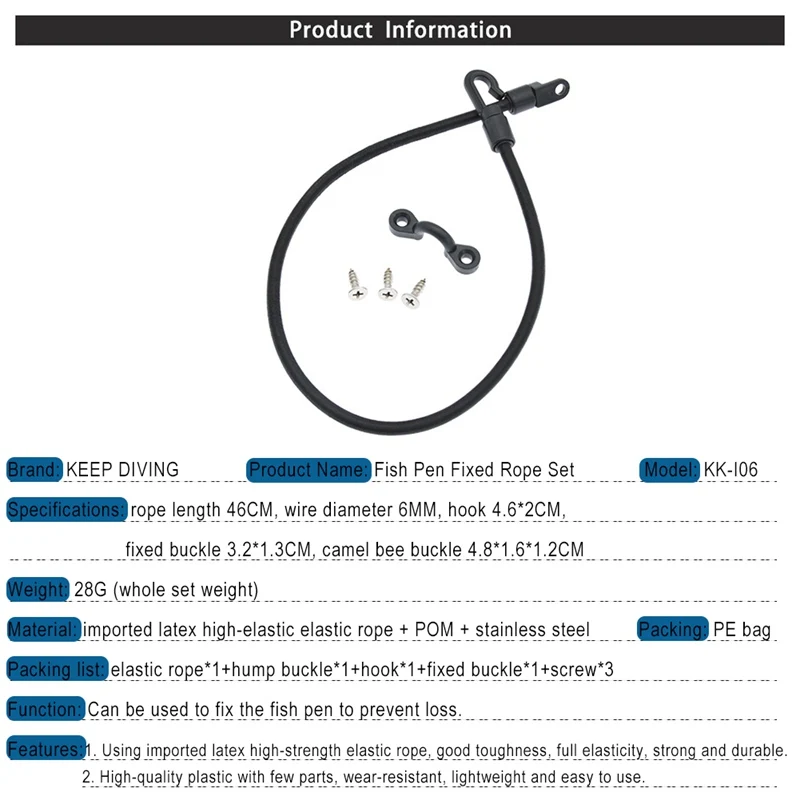 

Kayak Elastic Rope Hook To Prevent Loss Of Hand Rope Water Boat Fishing Rod Fixed Adjustable Rope Hook Buckle Accessories New