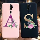 Чехол для Oppo A9, A5 2020, роскошный, 26 букв, мягкий, силиконовый, матовый, защитный чехол для OPPOA9, OPPOA5, A 5, A 9, чехол для телефона, чехол