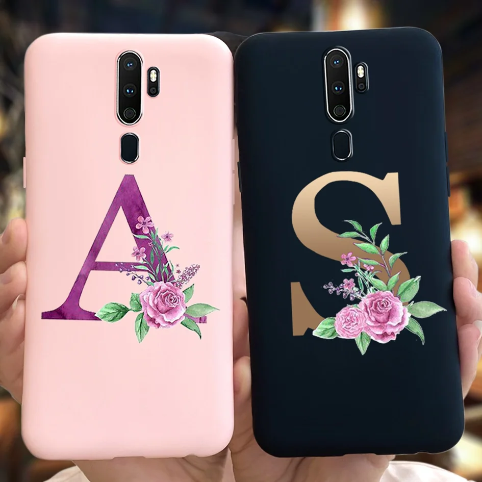 Высококачественный защитный чехол для Oppo A9 A5 2020 Чехол класса люкс 26 букв мягкий