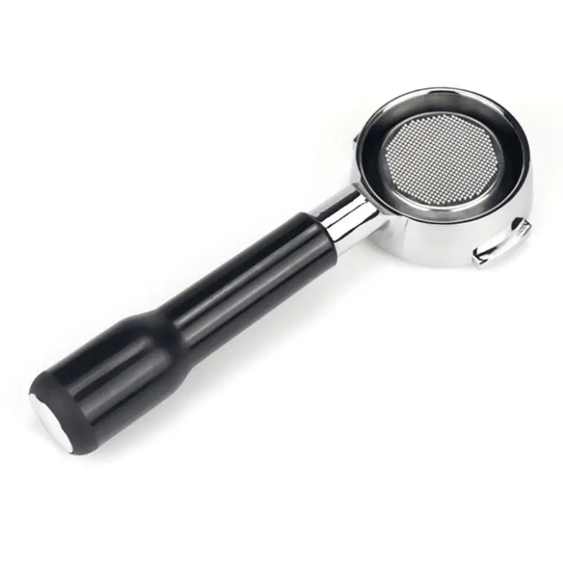 58 мм Кофе машина держатель фильтра E61 бездонного Portafilter с деревянной ручкой