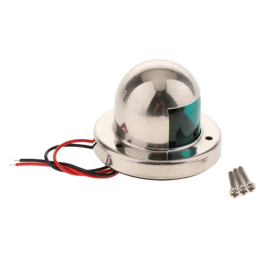 Красный и зеленый светодиодный навигационный сигнальный фонарь 12В для морской