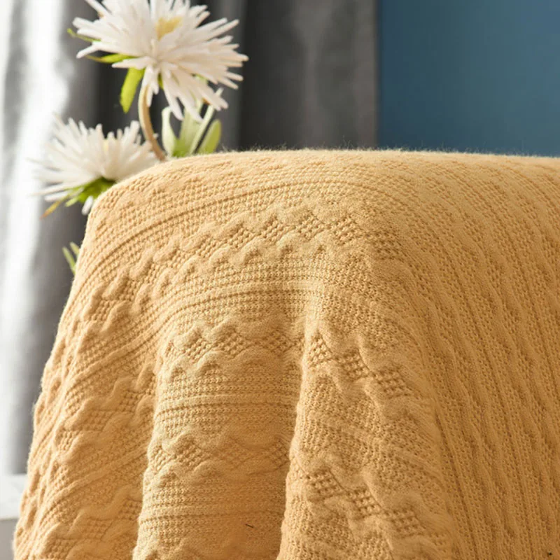 Новый Вязание диван Чехол с юбкой в европейском стиле Стиль кресло Чехлы