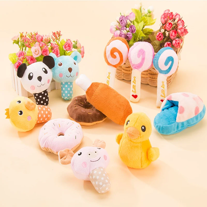 10/20 шт оптом игрушки для жевательной собаки маленьких собак пискливый щенок