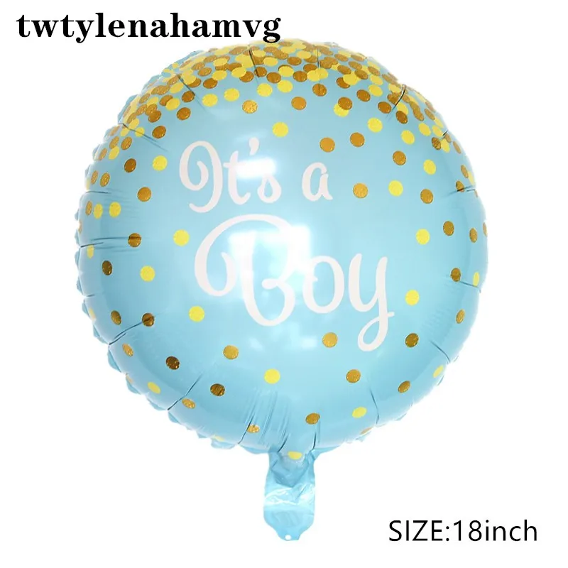 Детский воздушный шар из алюминиевой фольги сделай сам синий и розовый цвета