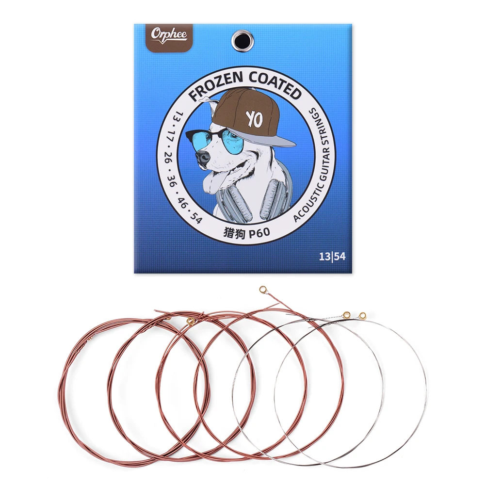 

Orphee P50 Folk Guitar String Set Guitar Strings Nickel Steel Material