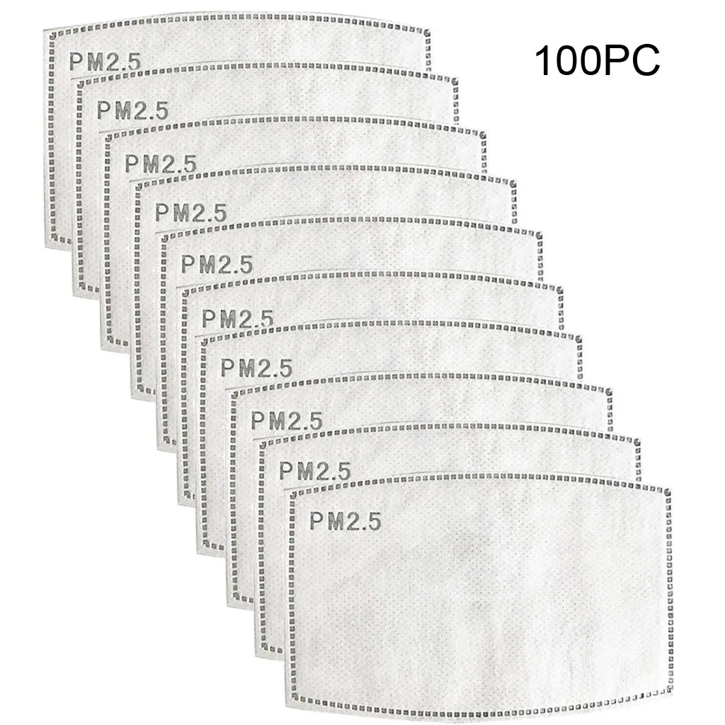 100 шт. мелтдувная ткань детская маска прокладка для лица фильтр активированный
