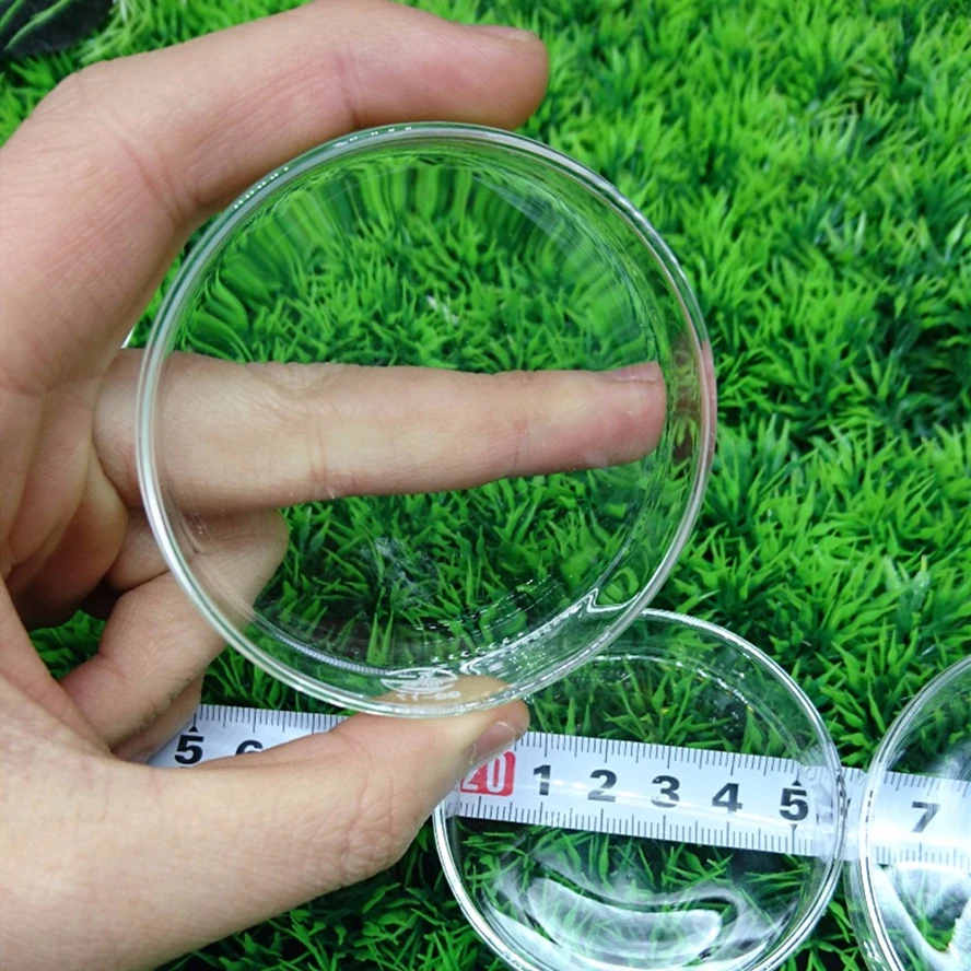 Новая стеклянная миска для кормления креветок контейнер раковины диаметр 6 см 7