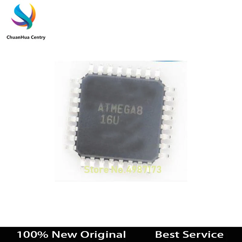 

10 Pcs/lot ATMEGA8-16U ATMEGA8A-AU ATMEGA8L-8AU QFP 100% New Original In Stock