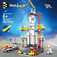 building blocksshenzhou 10 rocket 508pcscompatible with traditional bricks sizegood gift choice for kids or adults