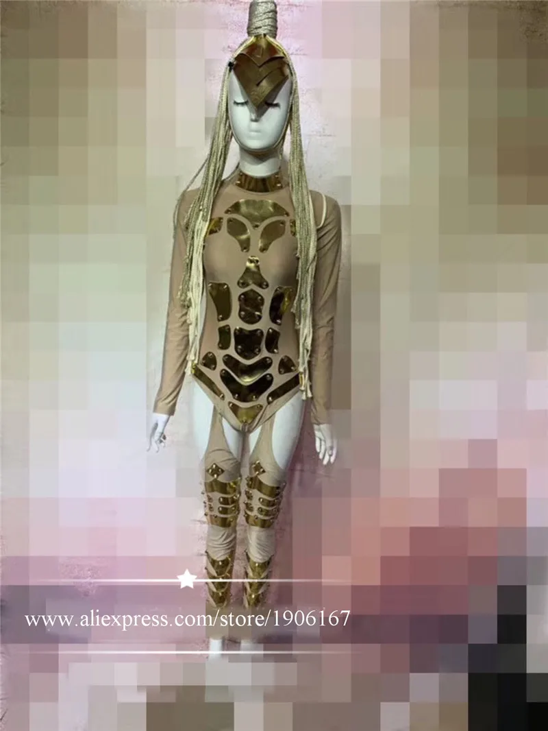 Ночной клуб бар танец команда сценическое шоу одежда из зеркал сексуальная леди