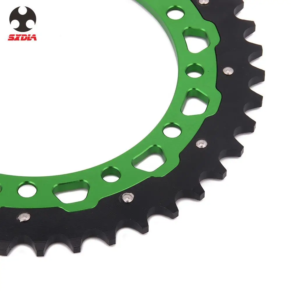 42T 48T 49T 50T 51T Задняя цепная Звездочка для KAWASAKI KDX200 KDX250 KLX250 KLX300R KLX450R KLX650 KX125 KX250 Suzuki