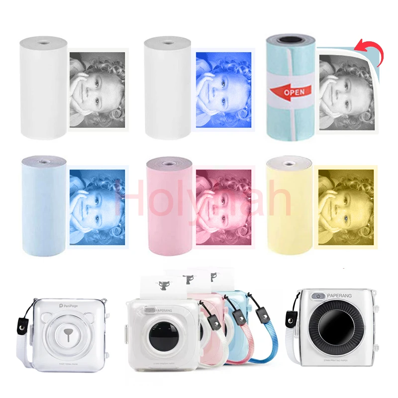 

Термобумага белого цвета, бумага для этикеток, прозрачная бумага, защитный чехол для Peripage A6 Paper ang P1 P1S P2 P2S, фотопринтер