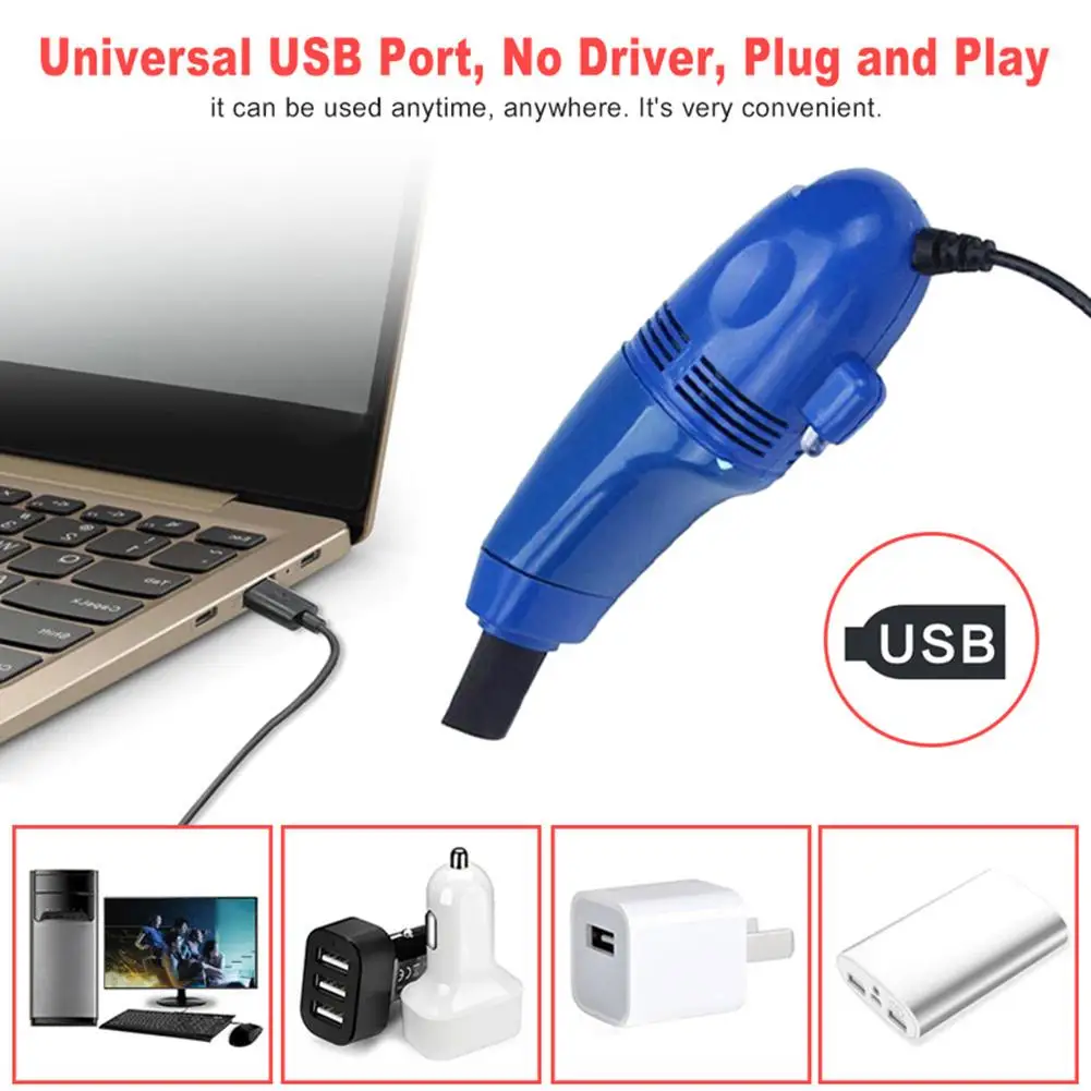 

4 Color Aptop Cleaner Mini Computer Vacuum USB Keyboard Brush Cleaner Laptop Brush Dust Cleaning Kit Household Cleaning Tool