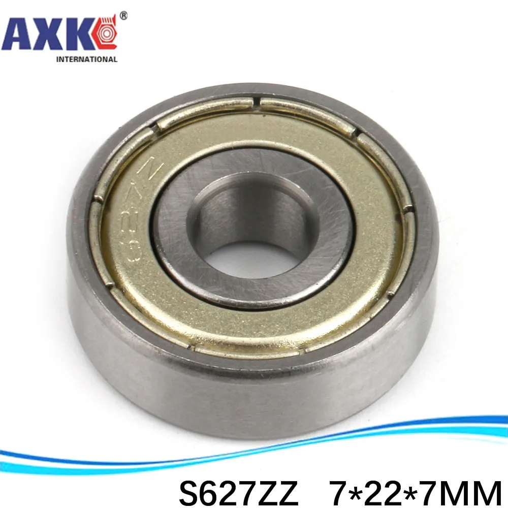 

(1pcs) SUS440C environmental corrosion resistant stainless steel deep groove ball bearings S627ZZ 7*22*7 mm