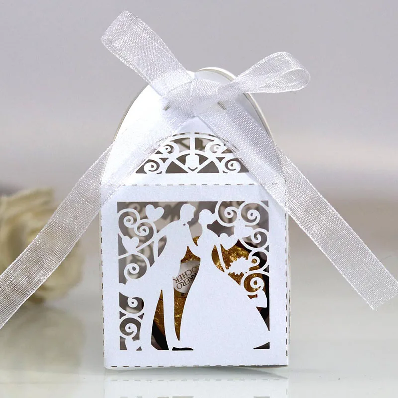 

10/50/100 шт., коробка для невесты и жениха