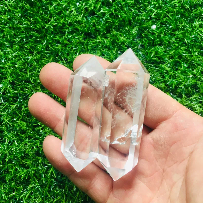 

4-5cm quartz crystal point natural rod specimen Reiki therapeutic stone 2pc
