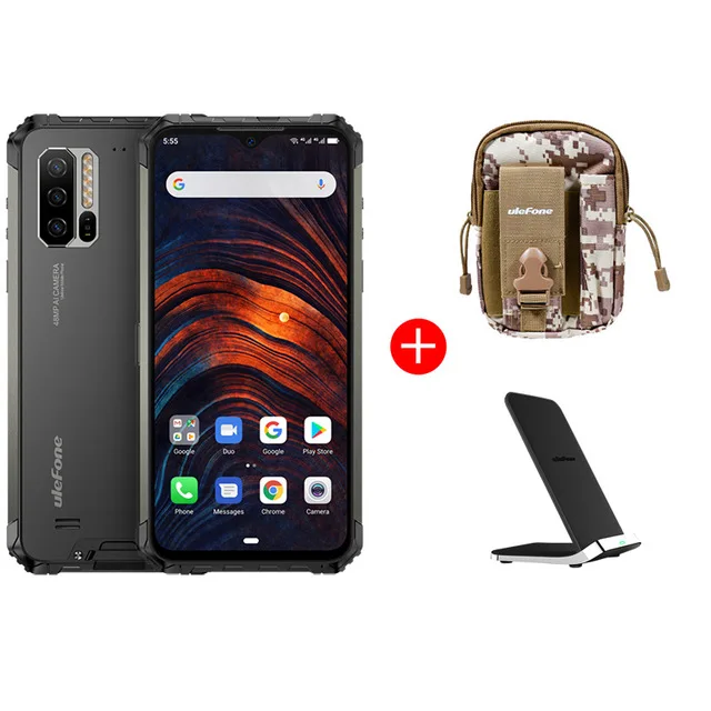 add uf002 bag Ulefone Armor 7 Android 9,0 IP68 смартфон NFC Helio P90 Octa Core 6,3 ''8 GB+ 128GB 48MP 5500mAh 4G глобальная версия прочный телефон - Цвет: add uf002 bag