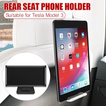 Car Phone Holder 360 Degree Rotate Back Seat Stand for iPad Mini Pro Vehical Rear Tablet Bracket Rack for Tesla Model 3 Model Y