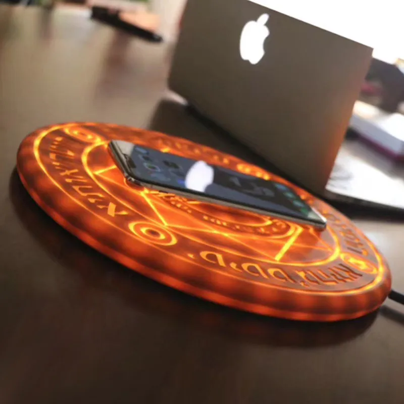 Mindzo Magic массив Беспроводное зарядное устройство универсальное Qi Беспроводное быстрое зарядное устройство для iPhone X 8 samsung Note Xiaomi huawei