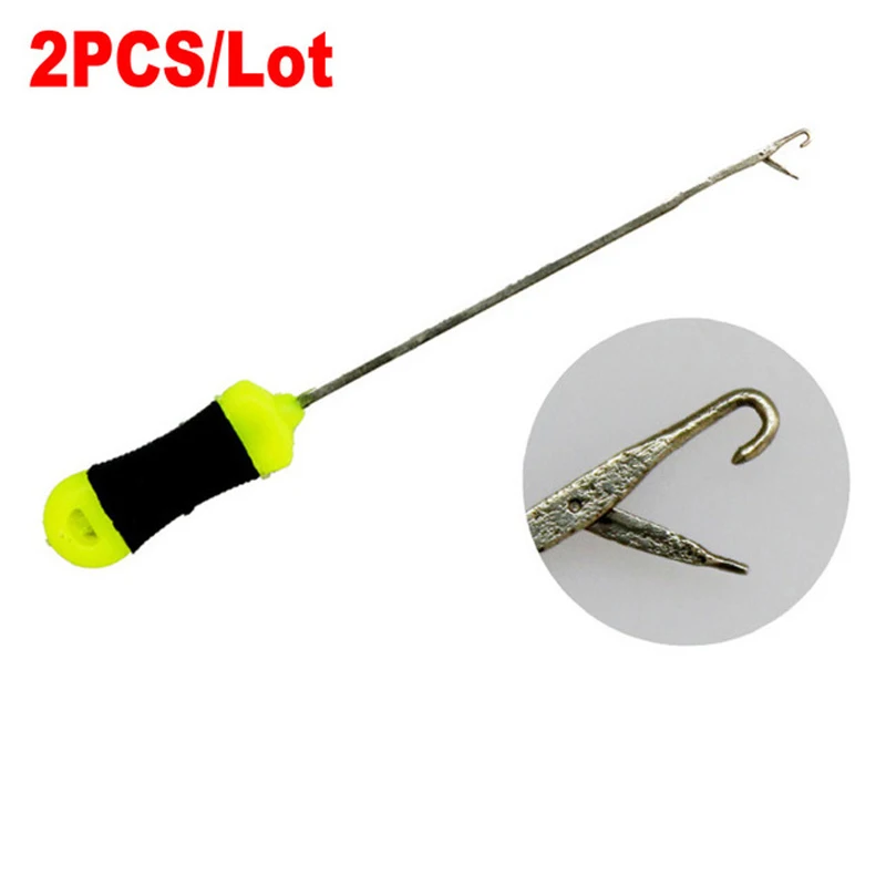 

2Pcs Hair Rig Loading Bait Tool Carp Fishing Baiting Needle