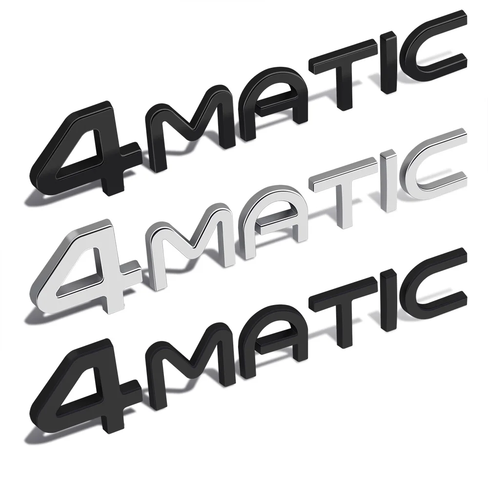 

4MATIC Car Trunk Sticker For Mercedes Benz AMG BRABUS MAYBACH A/B/C/E/S/G Class W212 W205 G63 CLA CLS GLC GLE Mercedes Sticker