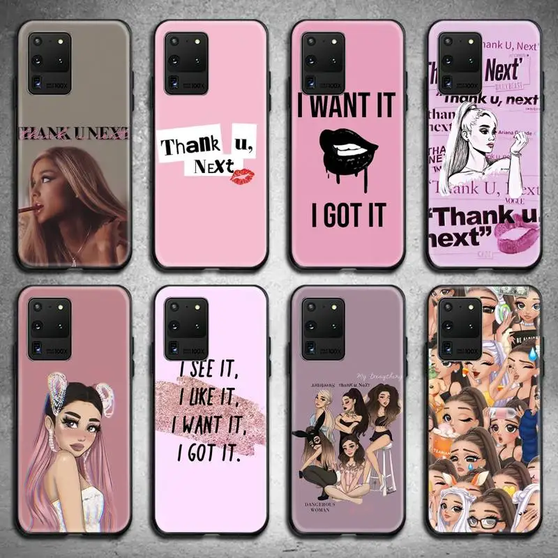 Arianas Grandes Бог женщину чехол для телефона Samsung Galaxy S21 Plus Ultra S20 FE M11 S8 S9 плюс S10 5G lite