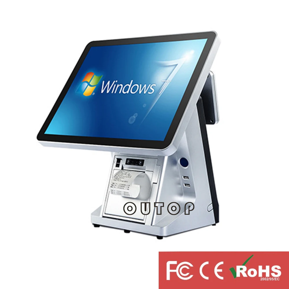 Емкостный сенсорный экран кассовый аппарат 80 мм Термопринтер Биллинговая машина