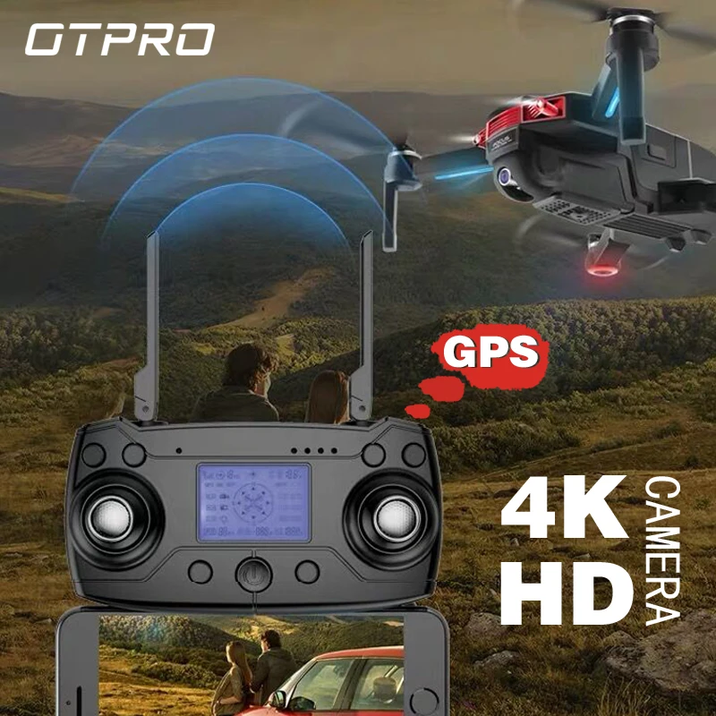 Горячая Распродажа 2,4G FPV Wifi HD 1080P 4k камера gps высота удержания Квадрокоптер Дрон забавные подарки 5mp rc Дрон игрушка h16 бесщеточный