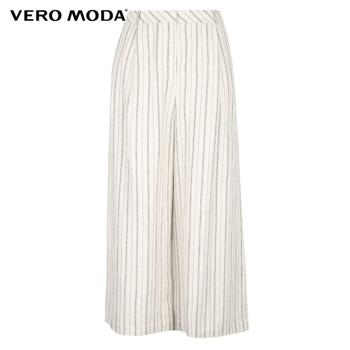 

Vero Moda Womens OL Style Stripe Pattern Wide-leg Pants | 31926J518