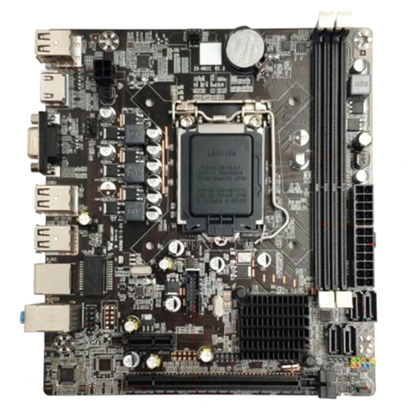 Материнская плата B75 LGA1155 для настольного компьютера с SATA 2 0 USB 3 DDR3 dims 16G