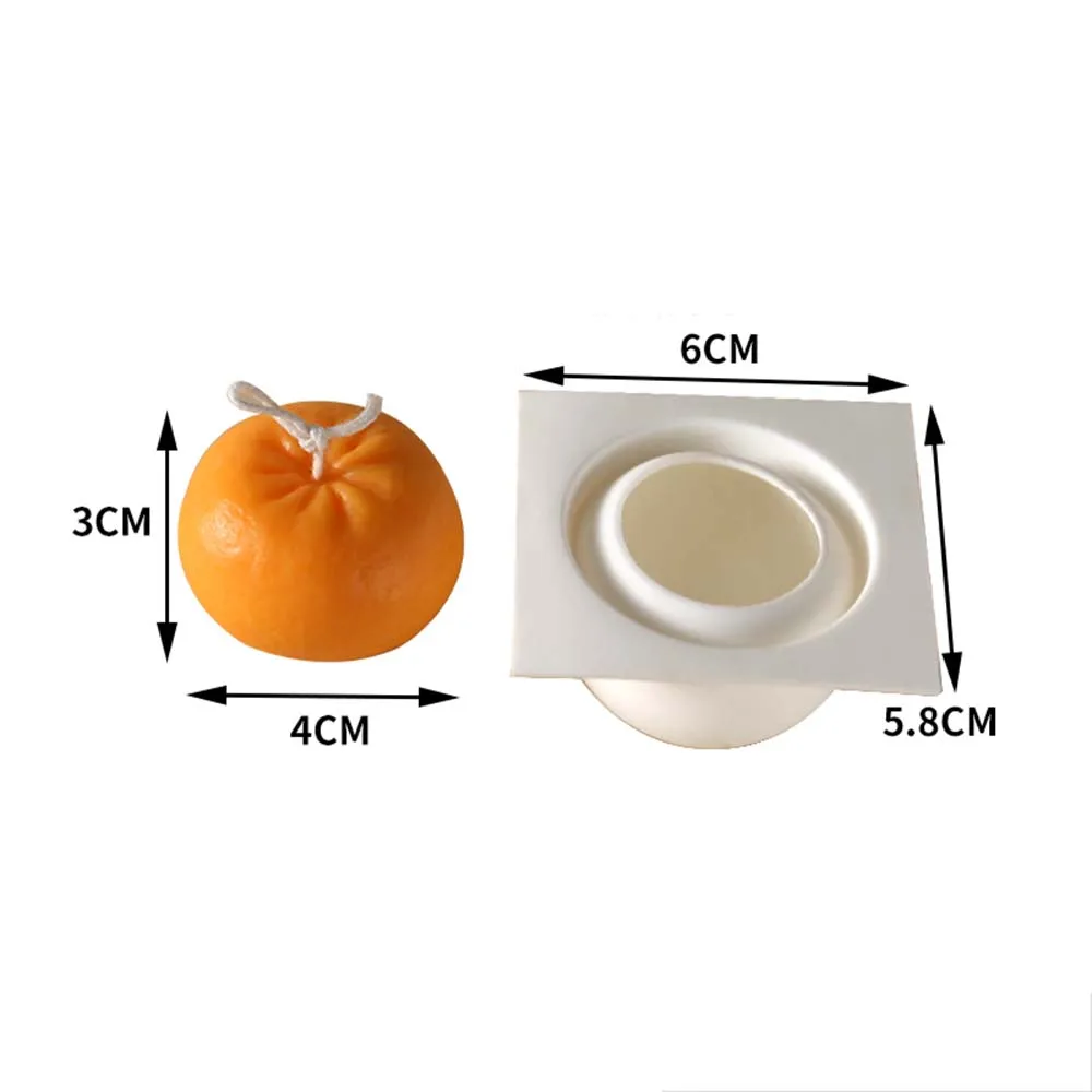 

Orange Mold Candle Silicone Moulds Fruit Shape Mousse Baking Molds For Candle Making Moulds Handmade Accessories