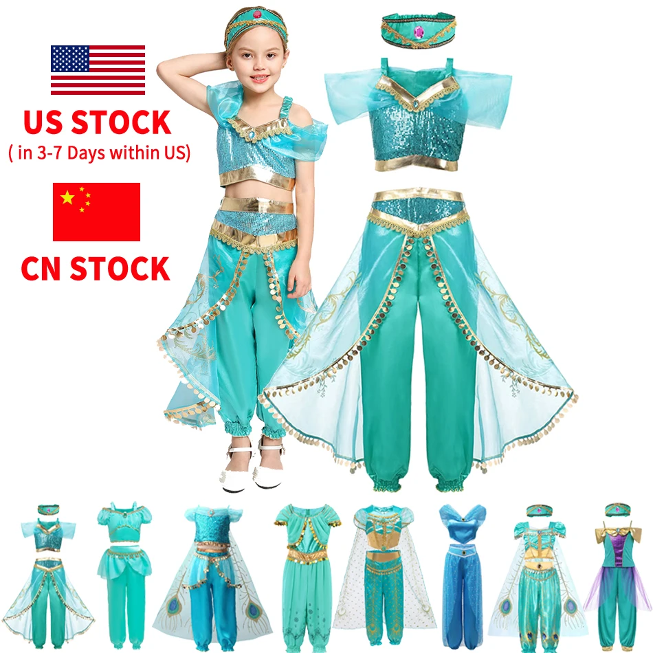 Одежда для девочек арабское платье принцессы Изящное с рисунком &quotАладдин&quot