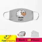 Смешная овечка мех путешествия это моя терапия хорошая Камино Сантьяго-де-маска для лица с защитой от пыли, защищающая от ветра, уличная