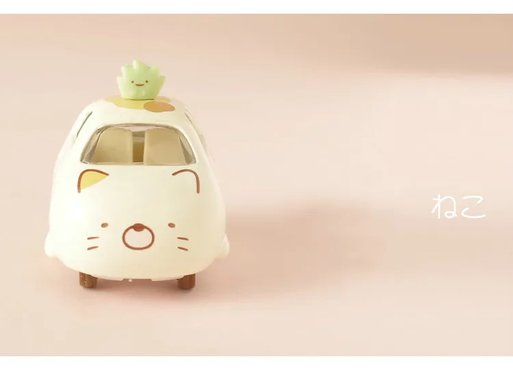 Подлинная Такара TOMY TOMICA 1: 64 Sumikkogurashi Sumikko 4 разных стиля, модель автомобиля, игрушки, изысканные подарки, игрушки для детей