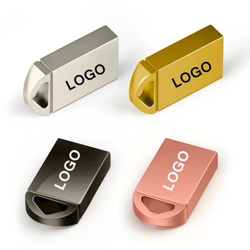 Горячая Распродажа мини металлические 32 ГБ USB 2 0 10 шт. индивидуальные флэш