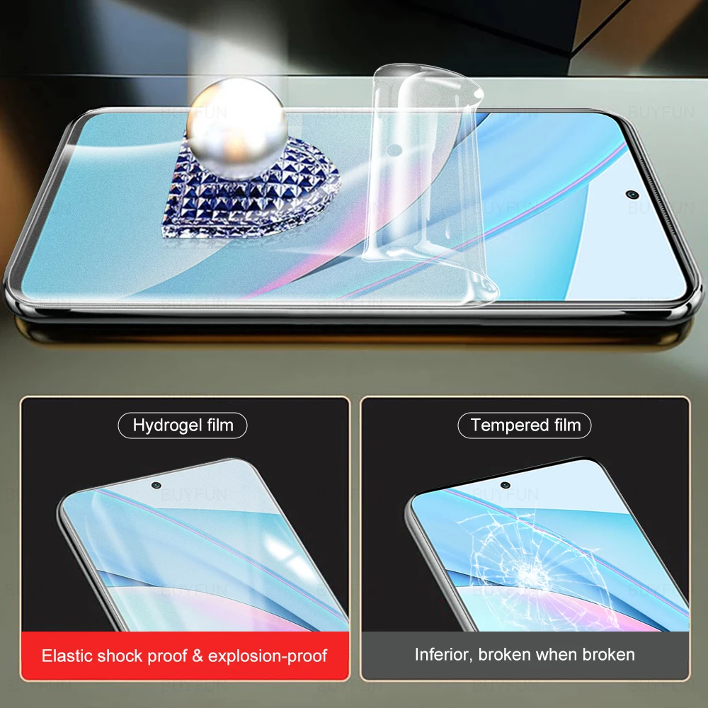 3 шт. матовая Гидрогелевая пленка против отпечатков пальцев для Xiaomi Redmi Note 10 5G