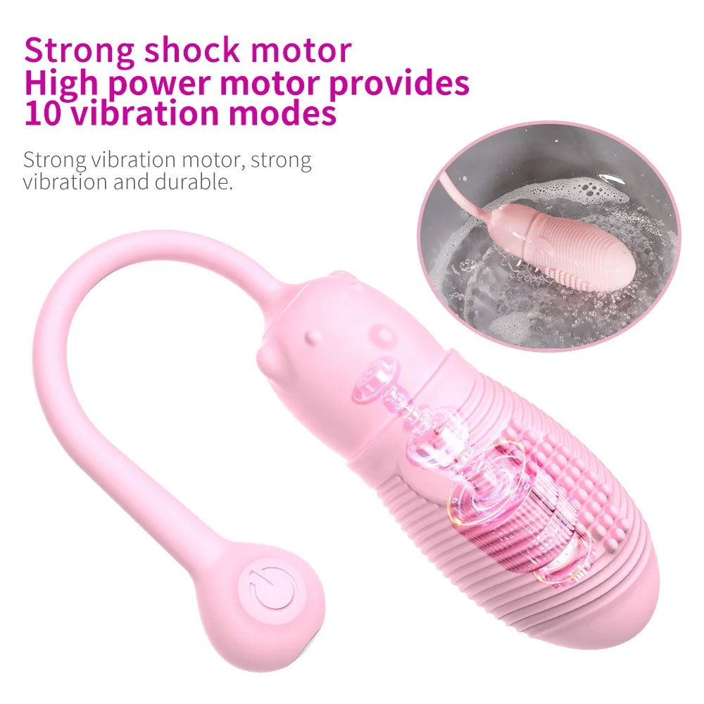 USB Перезаряжаемый 10-дневный маленький медведь беспроводной Яйцо вибратор