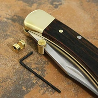knife 110 thumb stud push knife button 416 steel material 110 screw screw pusher outdoor camping tool accessories