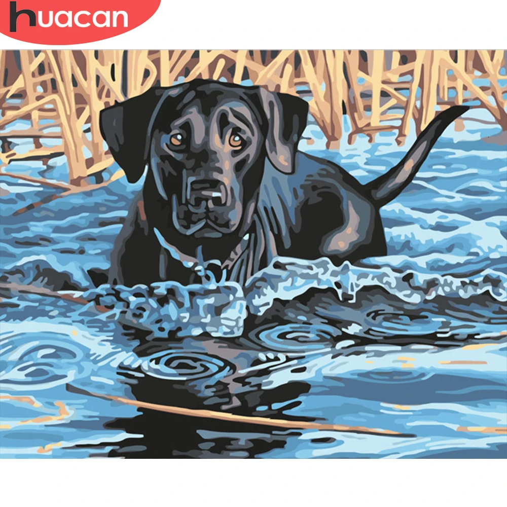 Набор для рисования по номерам на холсте собаки|Картины номерам| |