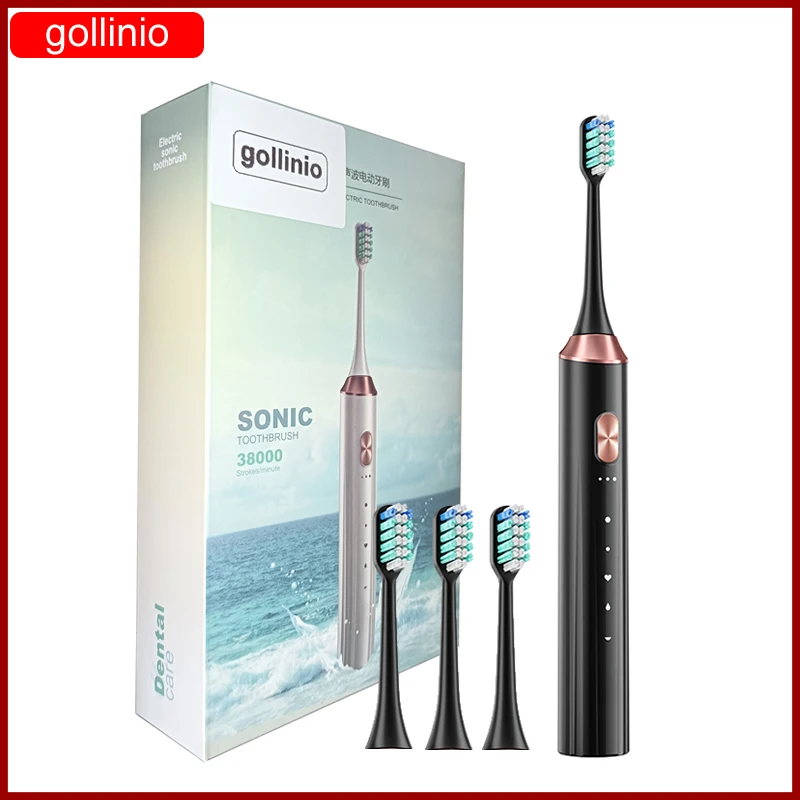 

Sonic Electric Toothbrush Smart Ultrasonic AutomaticTooth Brush USB Fast Rechargeable Adult Waterproof New Product Launch GL40