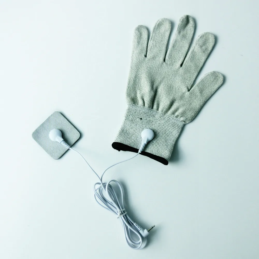 Проводящая перчатка 1 шт. кабель для провода с кнопочным электродом 2 5 мм головка