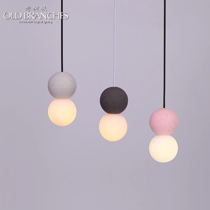 

modern lustre pendente hanging lamp glass ball Home Decoration E27 Light Fixture restaurant bedroom deco chambre