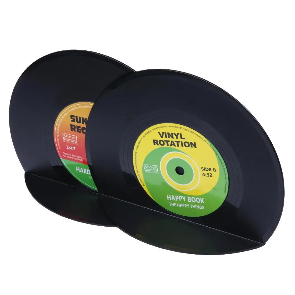 1 Набор/2 шт. Ретро винтажный виниловый книжный держатель для книг Настольный