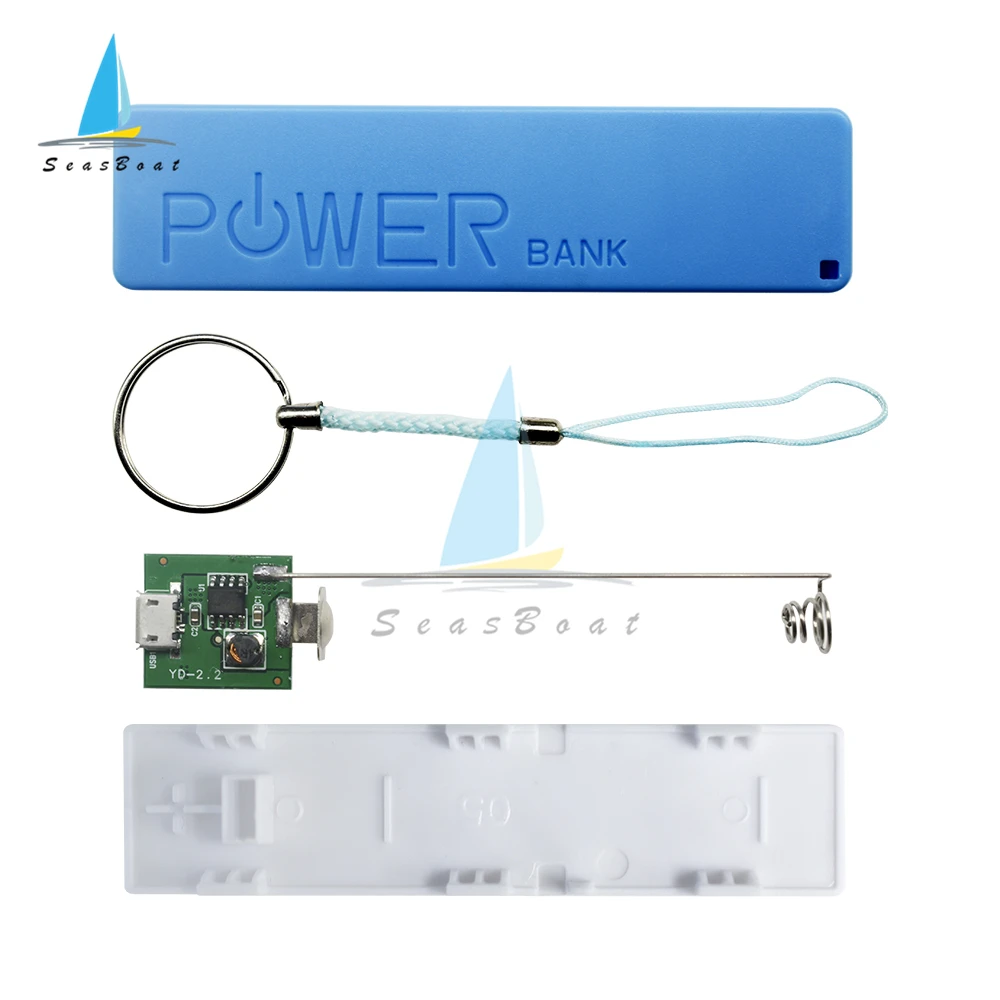 18650 USB портативное зарядное устройство чехол сделай сам с брелоком для iPhone